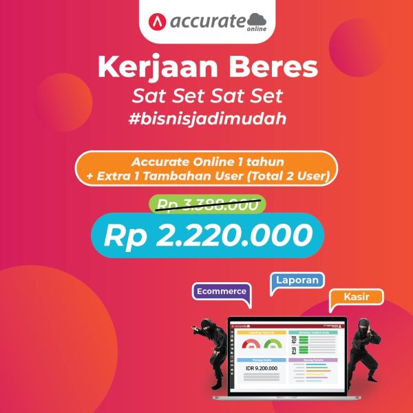 promo Accurate Online 1 Tahun